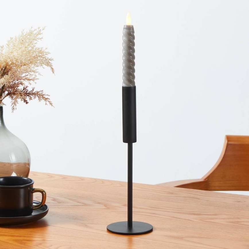Eglo - SET 2x LED Candle LED/1xAAA 15 cm grey