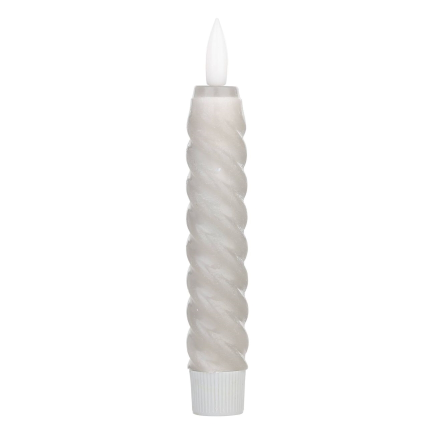 Eglo - SET 2x LED Candle LED/1xAAA 15 cm grey