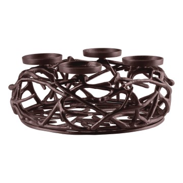 Eglo 422731 - OROQUIETA Candle Holder 13,5x35 cm brown