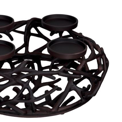 Eglo 422731 - OROQUIETA Candle Holder 13,5x35 cm brown