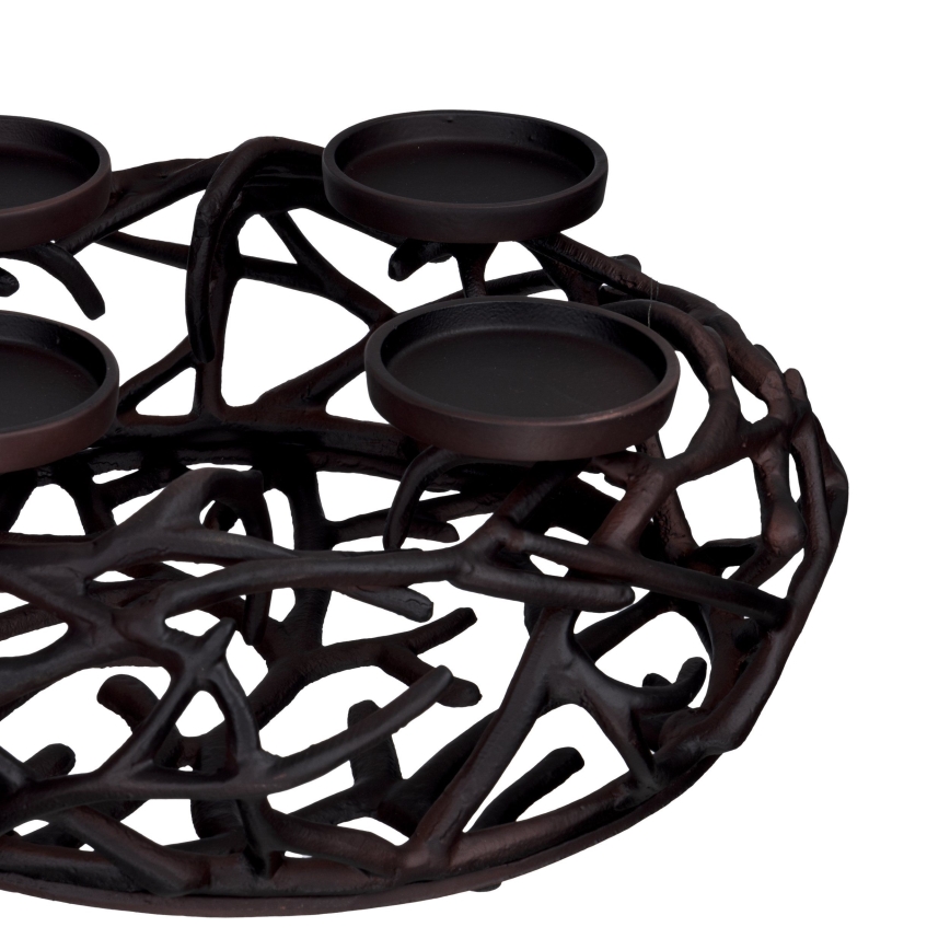 Eglo 422731 - OROQUIETA Candle Holder 13,5x35 cm brown