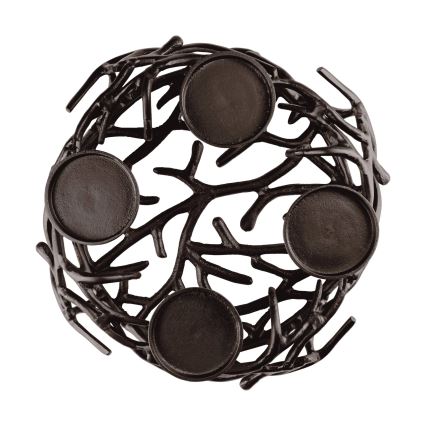Eglo 422731 - OROQUIETA Candle Holder 13,5x35 cm brown