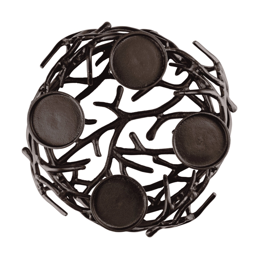 Eglo 422731 - OROQUIETA Candle Holder 13,5x35 cm brown