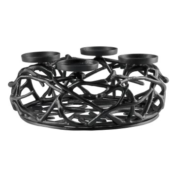Eglo 422732 - OROQUIETA Candle Holder, 13.5 x 35 cm, Black