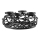 Eglo 422732 - OROQUIETA Candle Holder, 13.5 x 35 cm, Black