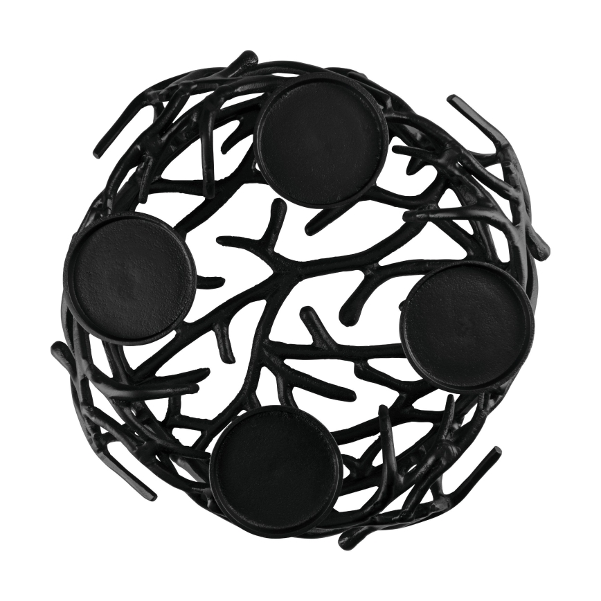 Eglo 422732 - OROQUIETA Candle Holder, 13.5 x 35 cm, Black