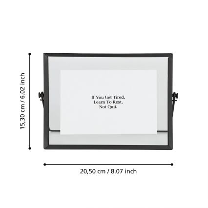 Eglo - Photo frame 10x15 cm black