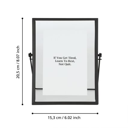 Eglo - Photo frame 10x15 cm black