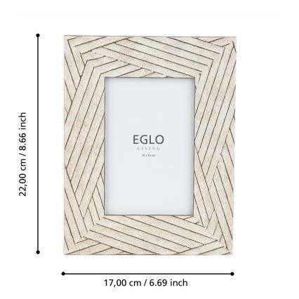 Eglo - Photo frame 10x15 cm beige