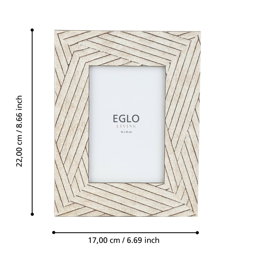 Eglo - Photo frame 10x15 cm beige