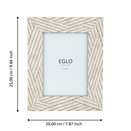 Eglo - Photo frame 13x18 cm beige