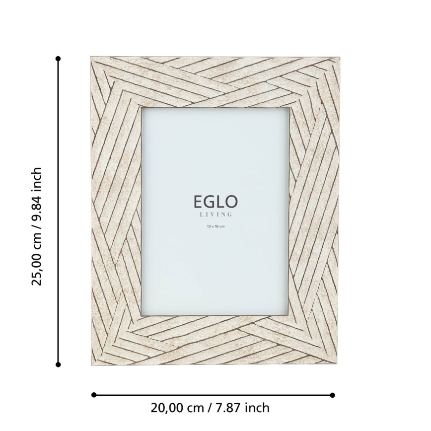 Eglo - Photo frame 13x18 cm beige