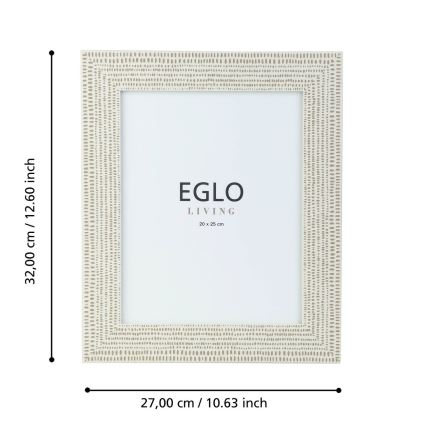 Eglo - Photo frame 20x25 cm creamy