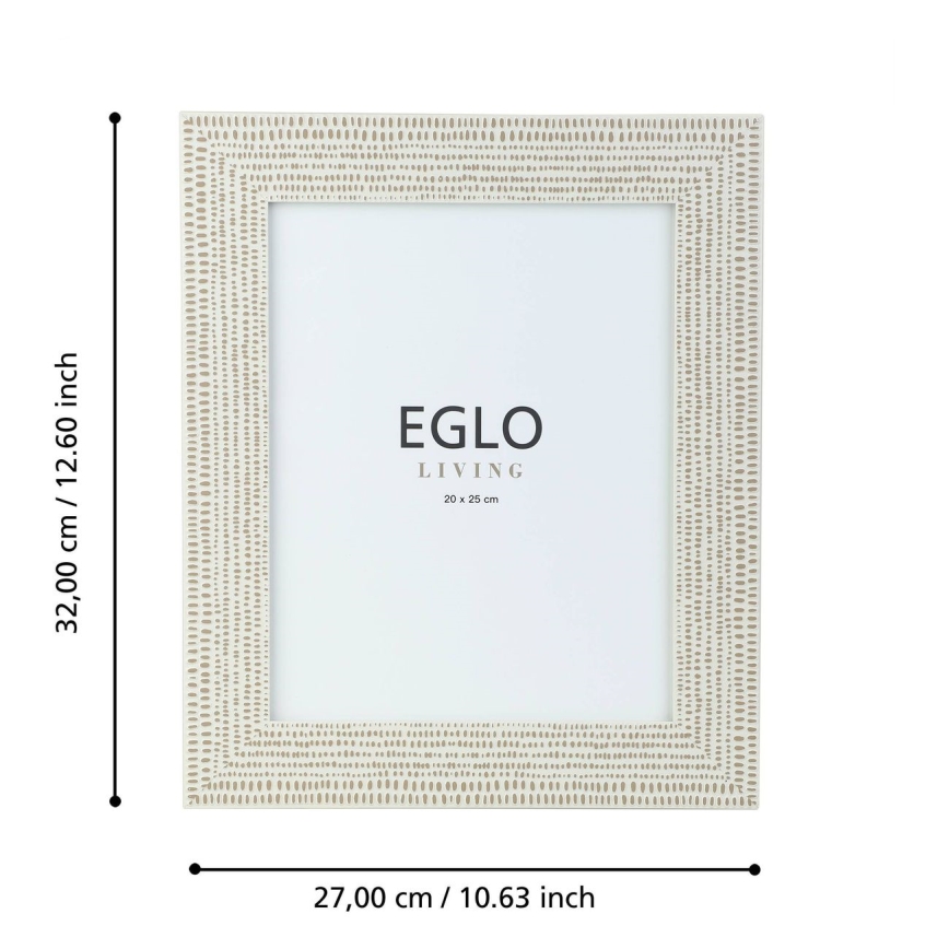 Eglo - Photo frame 20x25 cm creamy