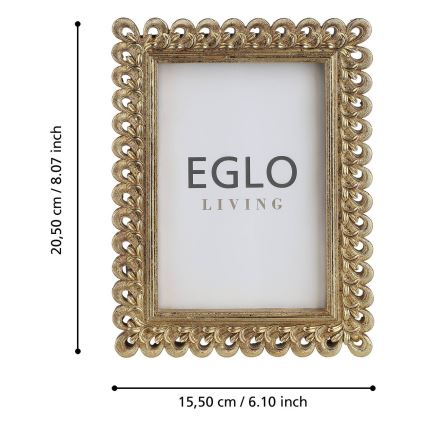 Eglo - Photo frame 10x15 cm gold