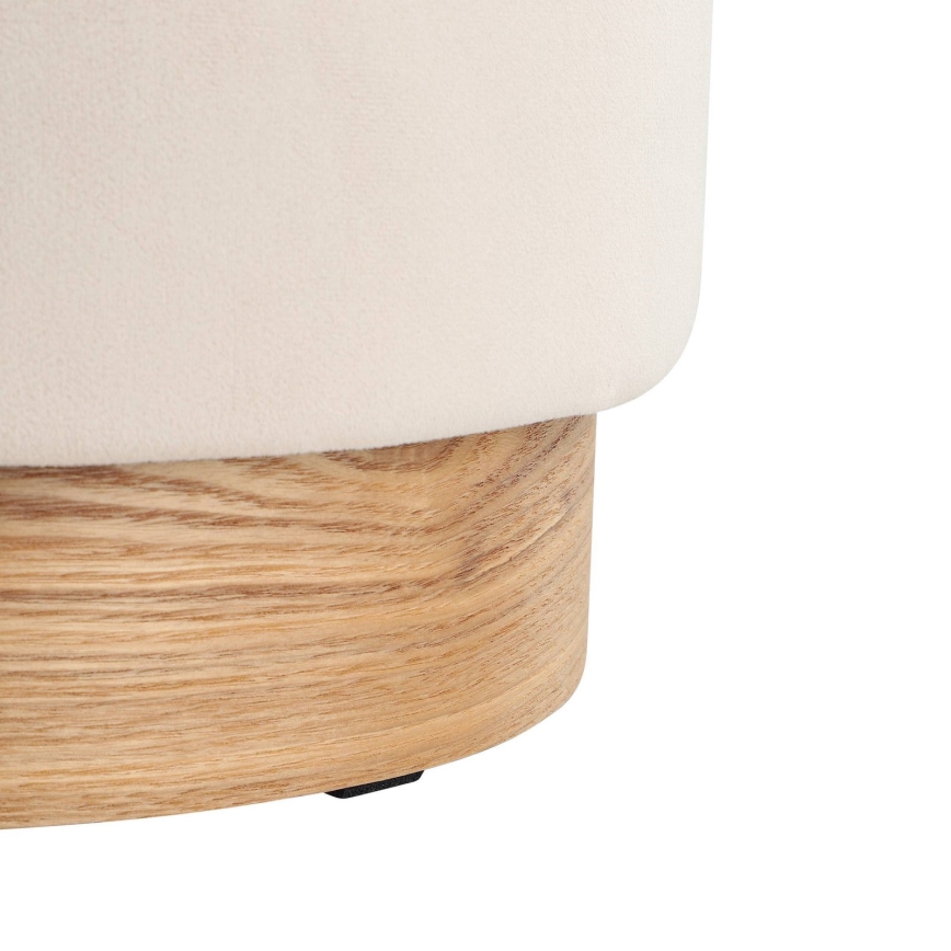 Eglo - SET 2x Stool d. 30,5/37 cm beige