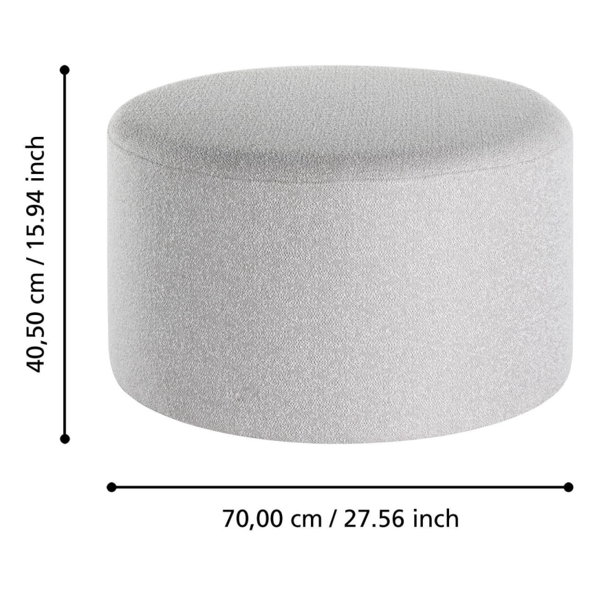 Eglo - SET 2x Stool grey