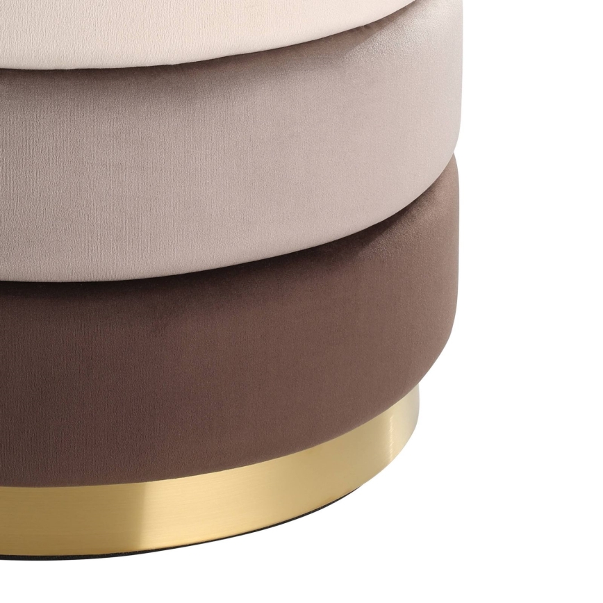Eglo - Stool 42,5x50 cm brown/gold