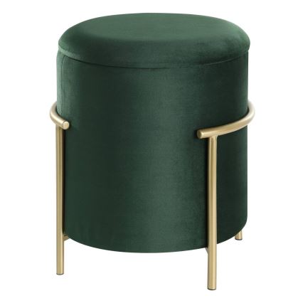 Eglo - Stool 46x41 cm green/gold