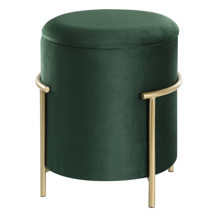 Eglo - Stool 46x41 cm green/gold