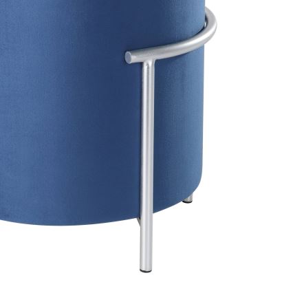 Eglo - Stool 46x41 cm blue/chrome