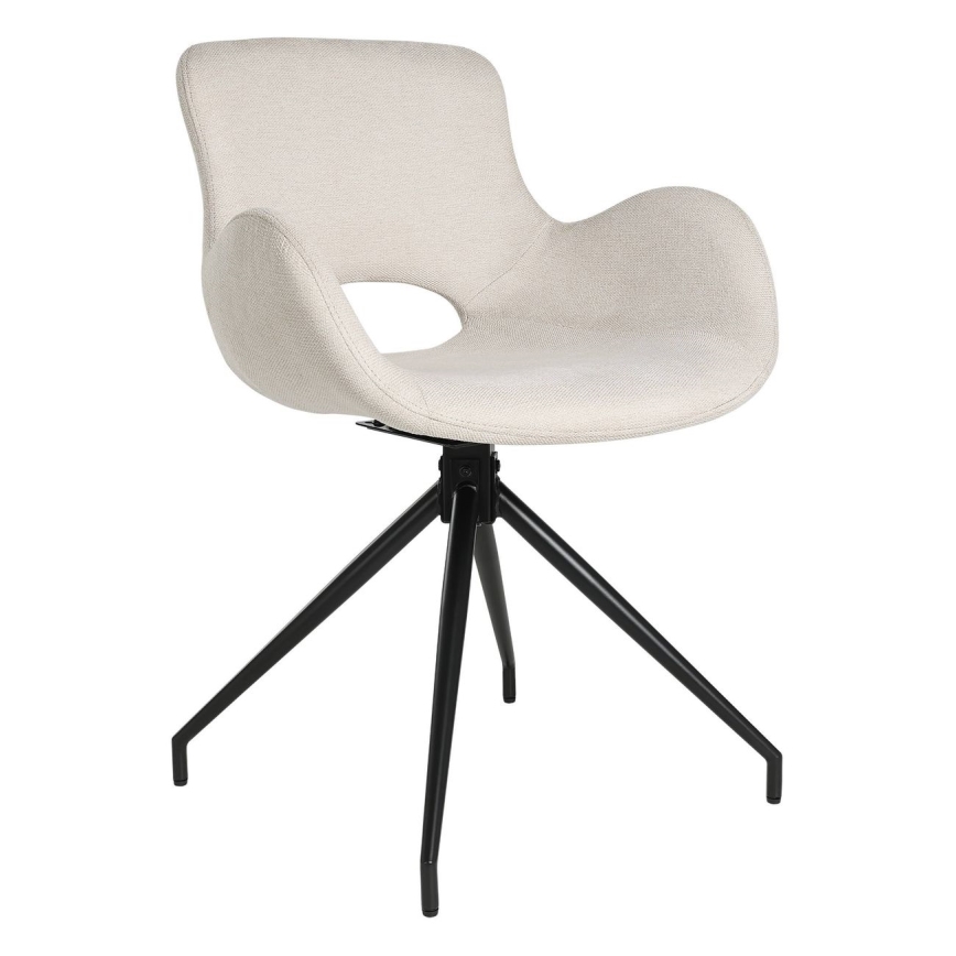 Eglo - Dining chair 82x58 cm creamy/black