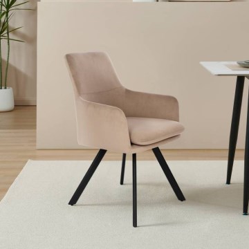 Eglo 424942 - APALIT Armchair 86 x 60 cm, Beige/Black