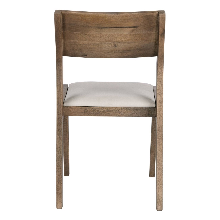 Eglo - Dining Chair 84x55 cm Brown/Cream
