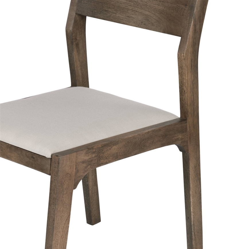 Eglo - Dining chair 84x55 cm brown/creamy