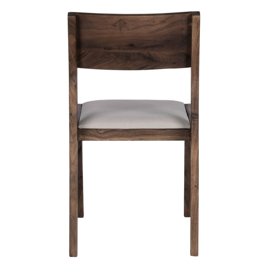 Eglo - Dining chair 84x55 cm brown/cream