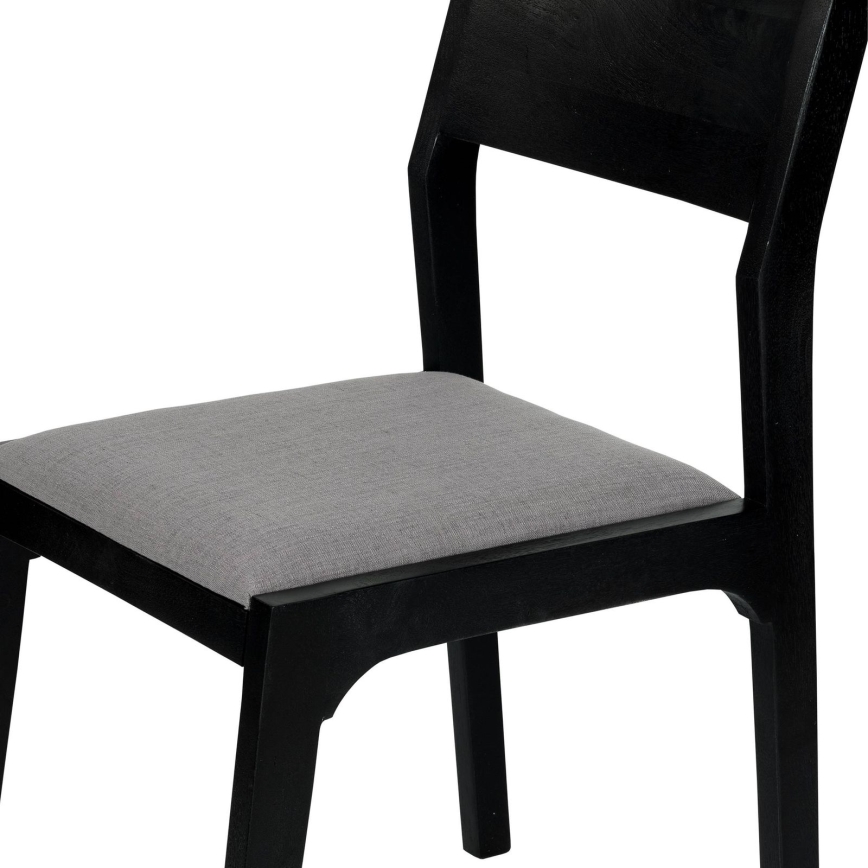 Eglo - Dining chair 84x55 cm black/grey