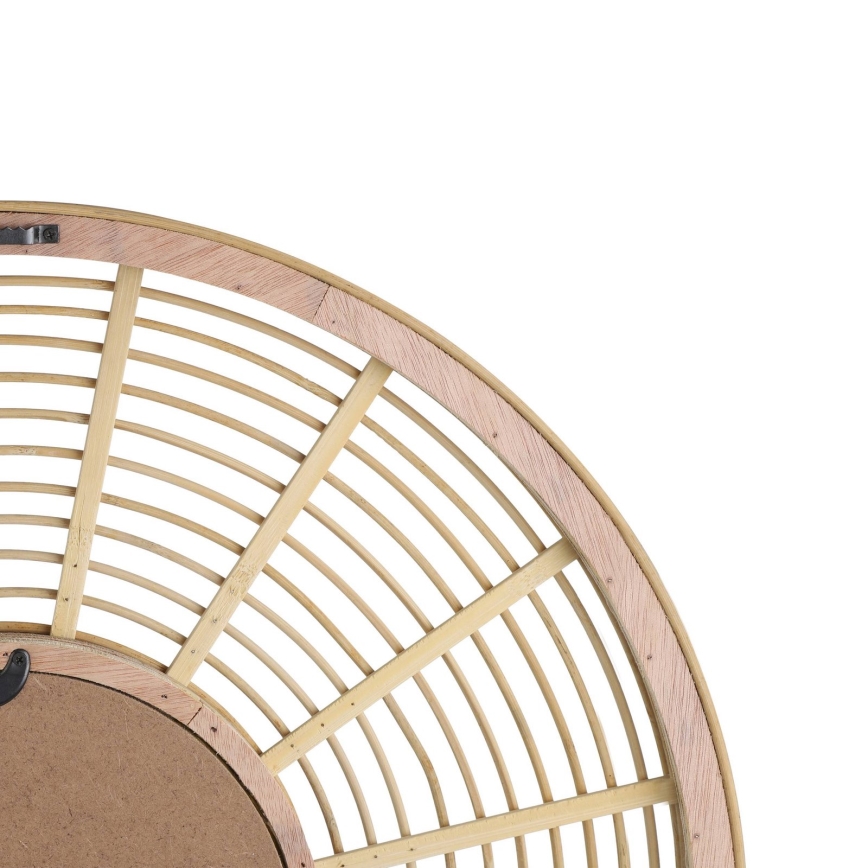 Eglo - Wall mirror d. 55 cm bamboo