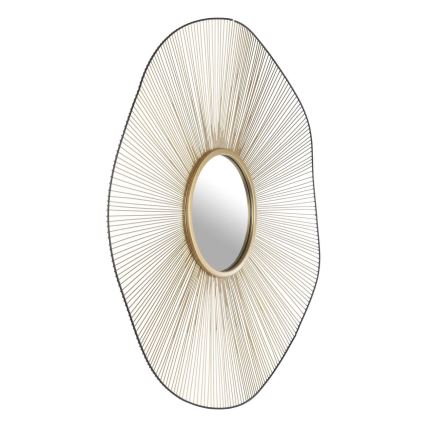 Eglo - Wall mirror d. 76 cm gold/black
