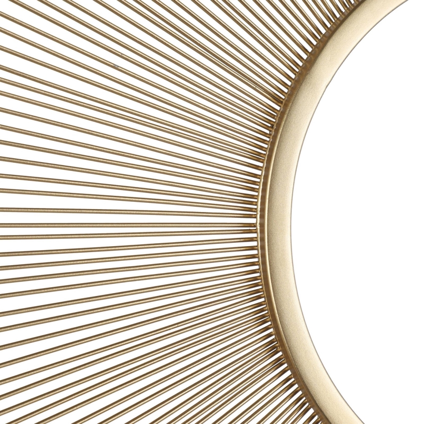 Eglo - Wall mirror d. 76 cm gold/black