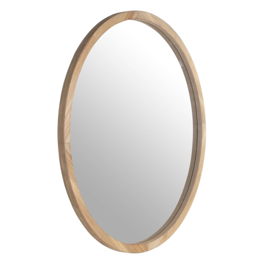 Eglo - Wall mirror d. 70 cm brown