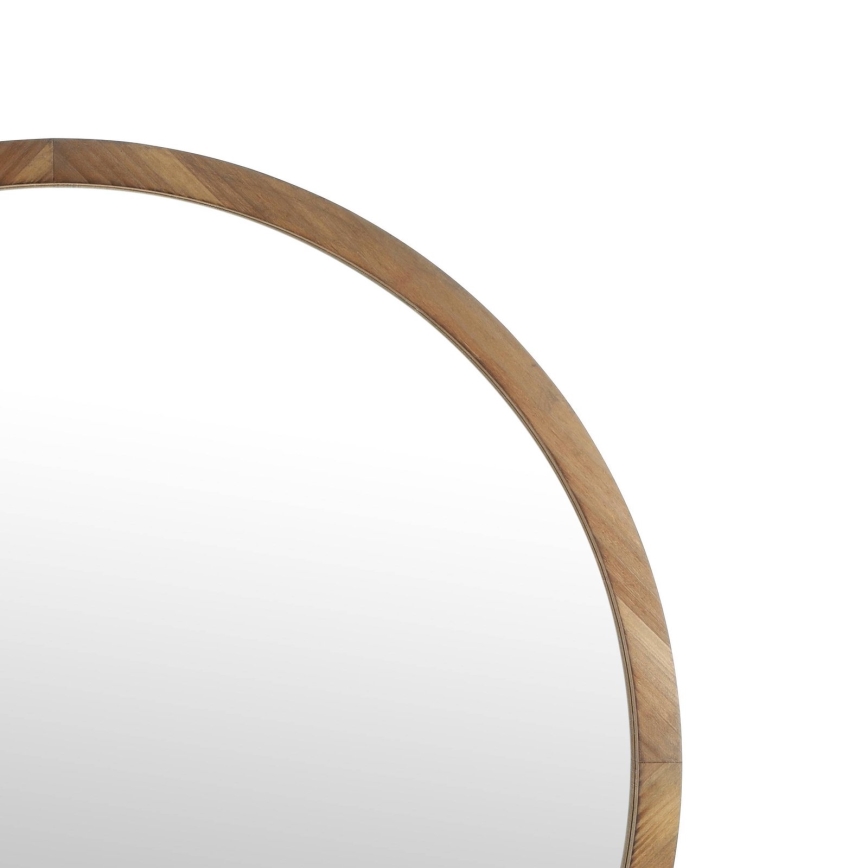 Eglo - Wall mirror d. 70 cm brown