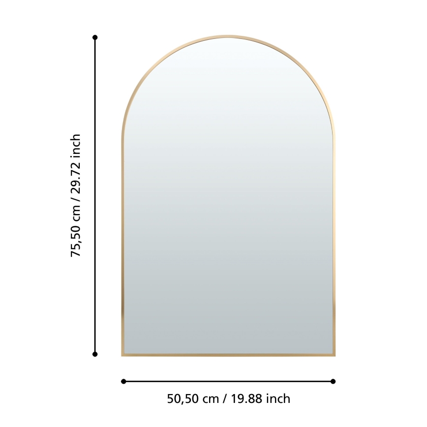 Eglo 425057 - AMBERY Wall Mirror 75,5x50,5 cm Gold
