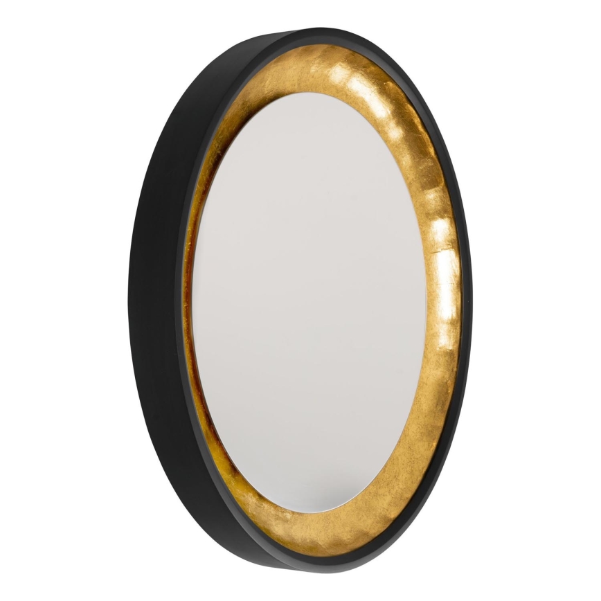 Eglo 425062 - BONTANG Wall Mirror Ø 90 cm Black/Gold
