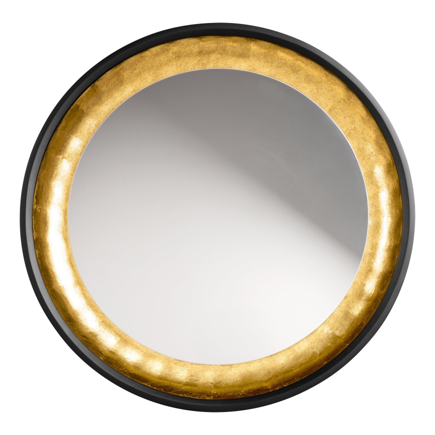 Eglo 425062 - BONTANG Wall Mirror Ø 90 cm Black/Gold