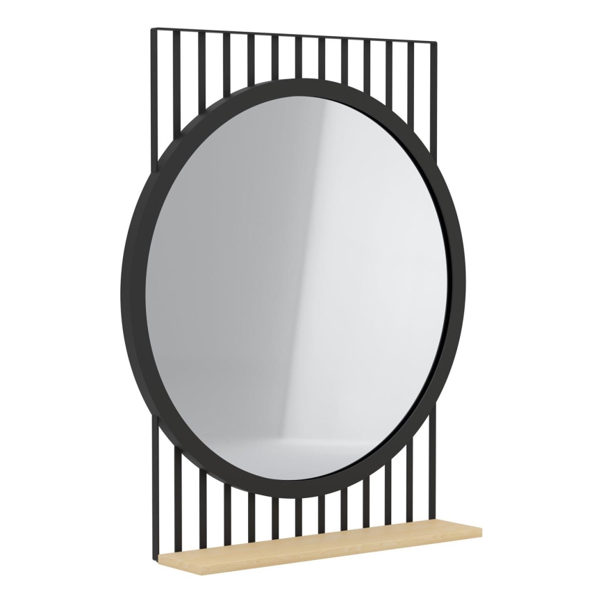 Eglo 425065 - HUNWICK Mirror 45.4 x 57 cm black/linden