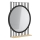 Eglo 425065 - HUNWICK Mirror 45.4 x 57 cm black/linden