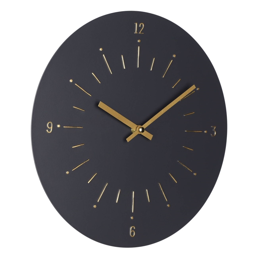 Eglo - Wall clock 1xAA d. 30 cm black
