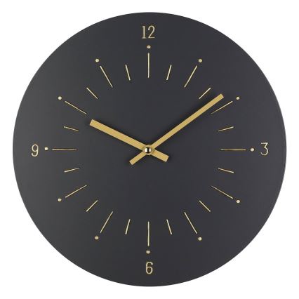 Eglo - Wall clock 1xAA d. 30 cm black