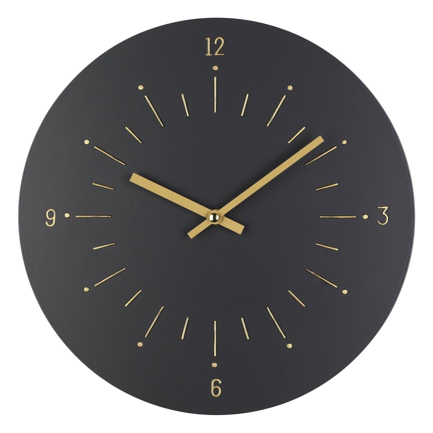 Eglo - Wall clock 1xAA d. 30 cm black