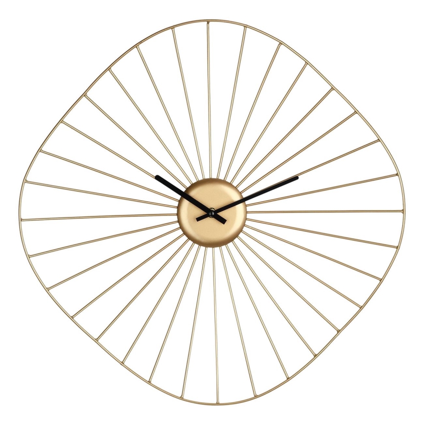 Eglo - Wall clock 1xAA 50x50 cm gold