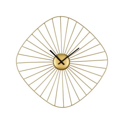 Eglo 425517 - MATSUMOTO Wall Clock 1xAA 60x60 cm Gold