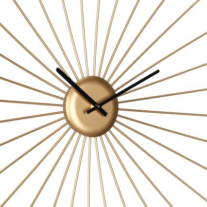 Eglo 425517 - MATSUMOTO Wall Clock 1xAA 60x60 cm Gold