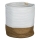 Eglo 426501 - TOYAMA Decorative Basket 40x35 cm White/Beige