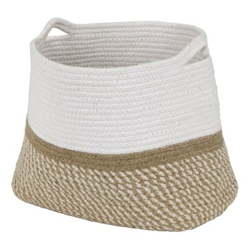 Eglo 426562 - TOYAMA Decorative Basket 25x30 cm white/beige