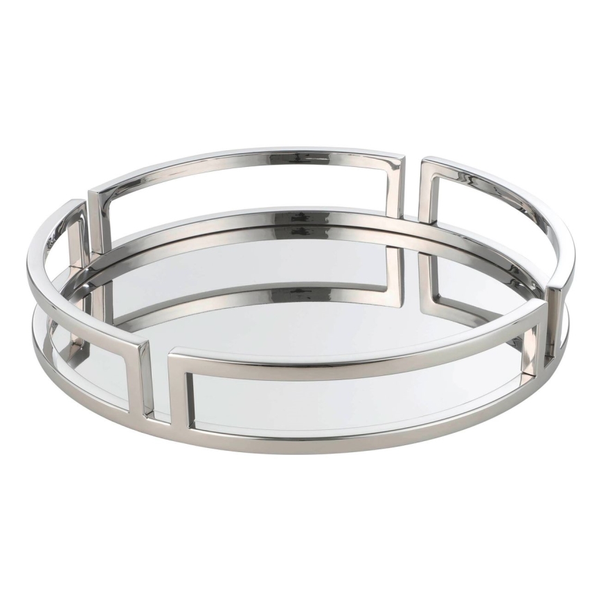 Eglo - Decorative tray d. 38 cm shiny chrome